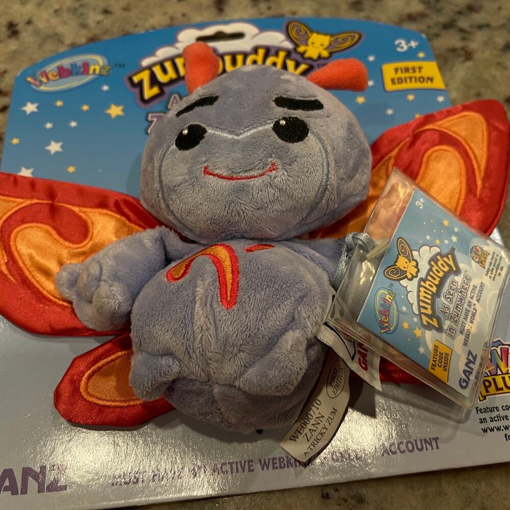 First Edition Ganz Webkinz Zumbuddy plush toy